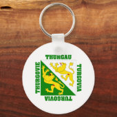 Thurgau Zwitserland Kanton Flag Sleutelhanger (Voorkant)