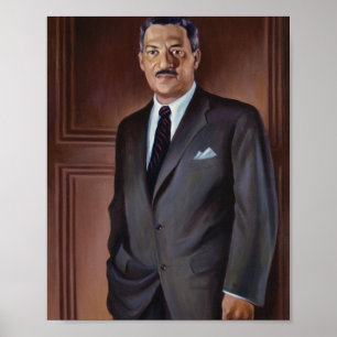 Thurgood Marshall portret van Betsy Graves Reyneau Poster