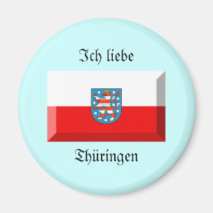 Thuringen Flag Gem Magneet