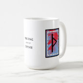 Thurisaz Rune Mug - Défense ! (Devant droit)