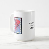 Thurisaz Rune Mug - Défense ! (Devant gauche)