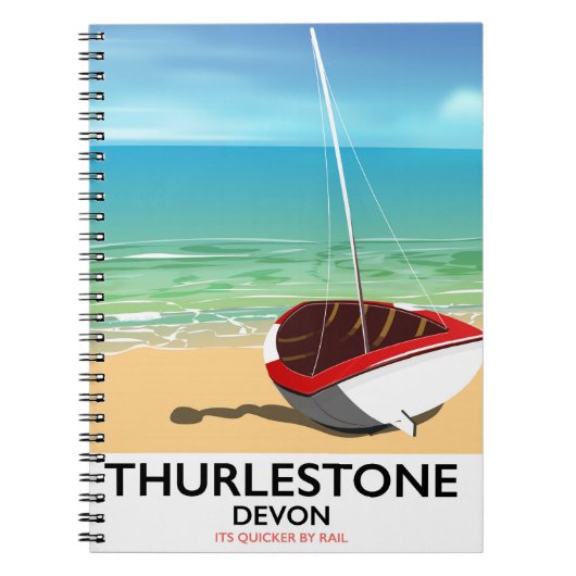 Thurlestone Zuid-Devon reisposter Notitieboek (Voorkant)