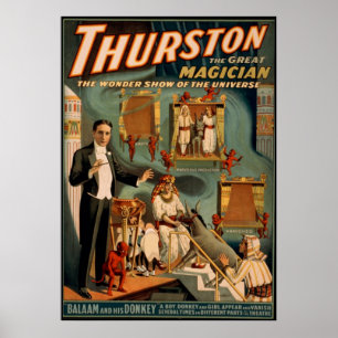 Thurston de grote goochelaar poster