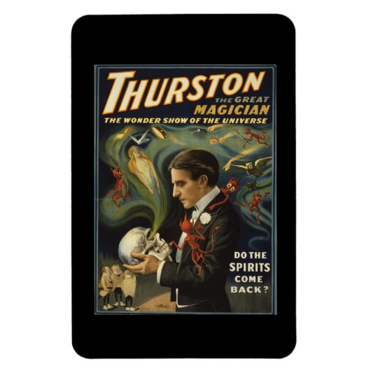 Thurston de Grote Magician Spirits Magnet Magneet (Verticaal)