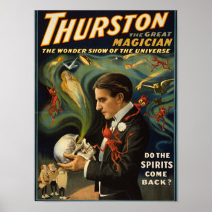 Thurston de Grote Magicische Holding Poster