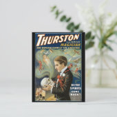 Thurston De Grote Magicus ~  Magische Wet Briefkaart (Staand voorkant)