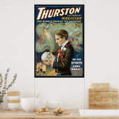 Thurston De Grote Magicus ~  Magische Wet Poster (Keuken)