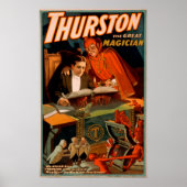 Thurston de Grote Magicus met Devil Magic Poster (Voorkant)