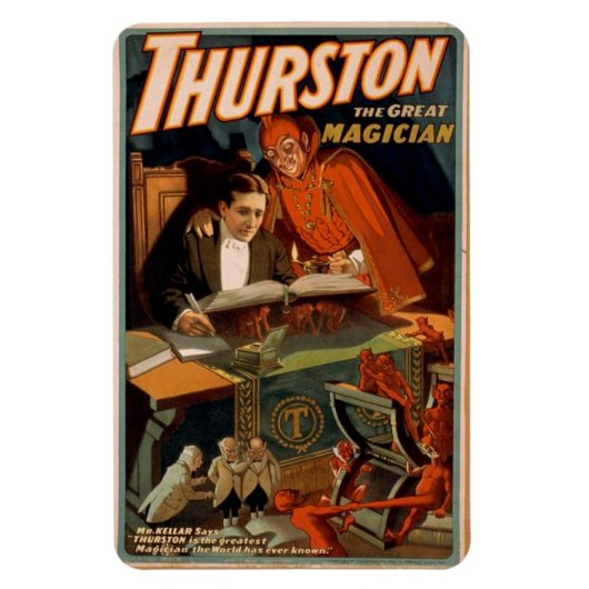 Thurston de Grote Magiër Magneet (Verticaal)