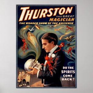 Thurston Great Magicia Vintage Poster