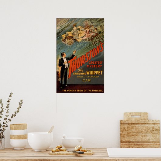 Thurston - Het uitzettingswhippet Poster (Keuken)