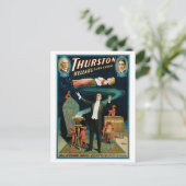 Thurston ~ Kellar's opvolger  Magische Wet Briefkaart (Staand voorkant)