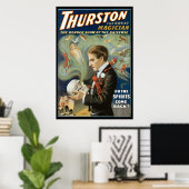Thurston Le Grand Magicien Vintage Poster (Bureau à domicile)