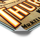 THURSTON Magicia De gevangene van het Show in het  Poster (Hoek)