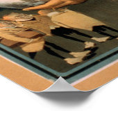 THURSTON Magicische illusionist VAUDEVILLE Poster (Hoek)