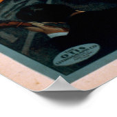 THURSTON Magicische illusionist VAUDEVILLE Poster (Hoek)