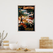 THURSTON Magicische illusionist VAUDEVILLE Poster (Keuken)