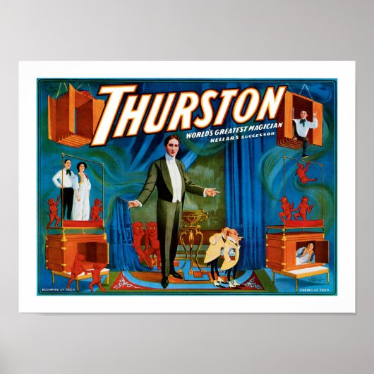Thurston ~ World's grootste Magiciër Poster (Voorkant)