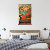 Thurston's verbannen Whippet Willys-Overland Canvas Afdruk (Insitu (Slaapkamer))