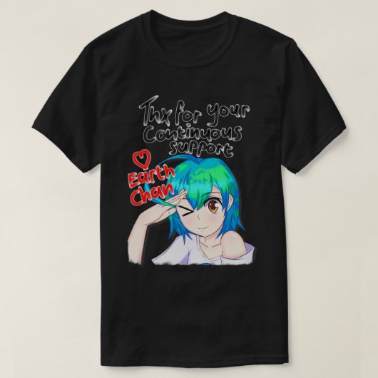 Thx Earth Chan T-shirt (Design voorkant)