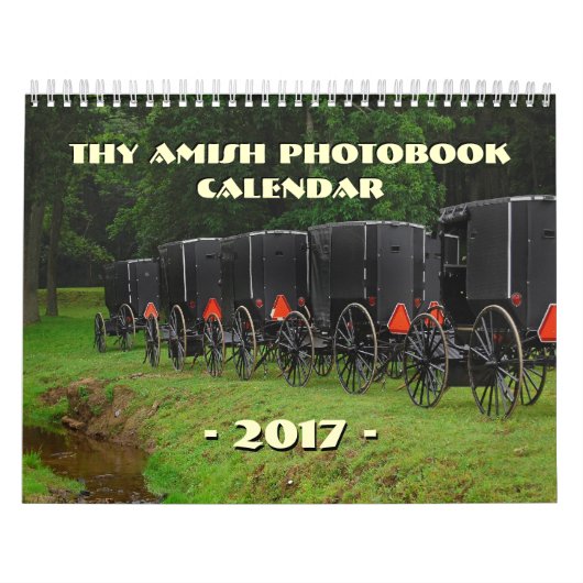 Thy calendrier amish de Photobook (Protection)