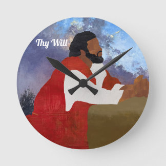 Thy Will Wandklok Ronde Klok