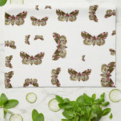 Thyatira batis - de peach Blossom Moth Theedoek (Gevouwen)