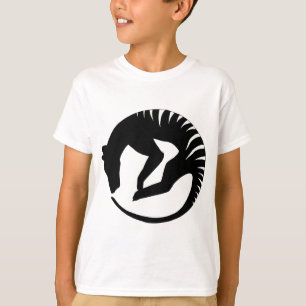 Thylacine Alive (zwart) Kind T-shirt