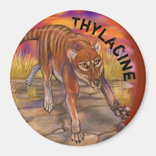Thylacine Magneet (Voorkant)