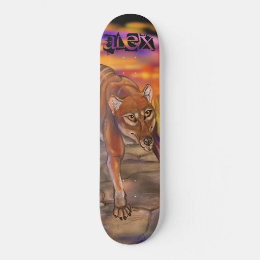 Thylacine Skateboard (Voorkant)