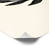 Thylacine Skull – Dotwork Tattoo-geïnspireerd ontw Perfect Poster (Hoek)