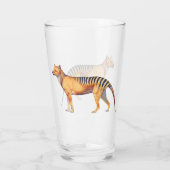 Thylacine (Tasmaanse tijger) Glas (Achterkant)