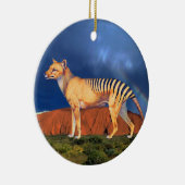 Thylacine (Tasmaanse tijger) Keramisch Ornament (Rechts)