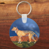 Thylacine (Tasmaanse tijger) Sleutelhanger (Voorkant)
