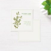 THYME 2.5 Carré Carte de visite (Bureau)