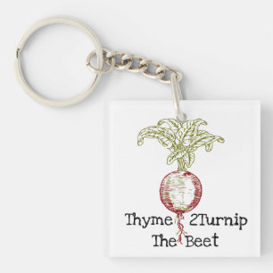 Thyme 2Turnip the Beet Sleutelhanger