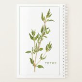 THYME 5.5x8.5 Planificateur / Calendrier (Dos)
