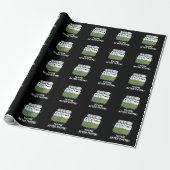 Thyme After Thyme Funny Herb Pun Dark BG Cadeaupapier (Uitgerold)