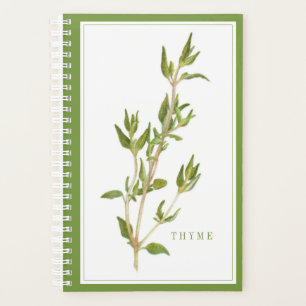 THYME FRAIS 5.5x8.5 Planificateur / Vert