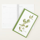 THYME FRAIS 5.5x8.5 Planificateur / Vert (Devant avec enveloppe)