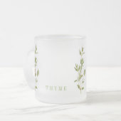 THYME FRAIS Verre givré Mug (Devant gauche)