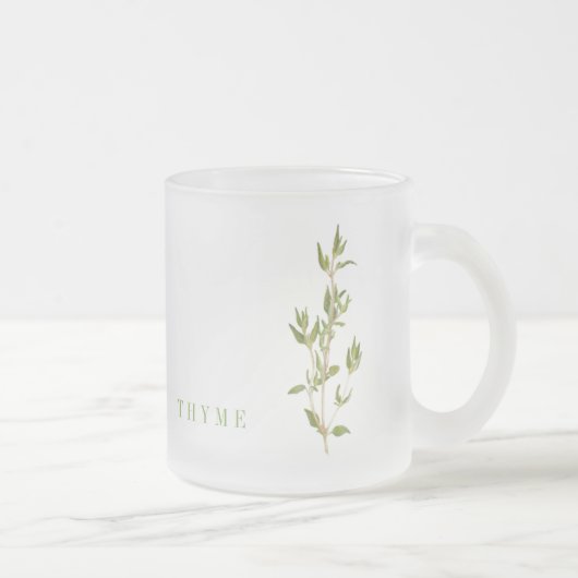 THYME FRAIS Verre givré Mug (Droit)