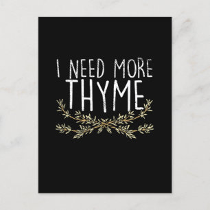 Thyme Herb Plant Briefkaart