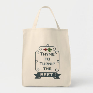Thyme om de biet om te draaien | Grocery Bag Tote Bag