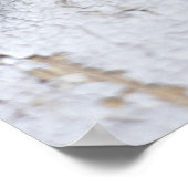 Thyme op oude houten tafel poster (Hoek)