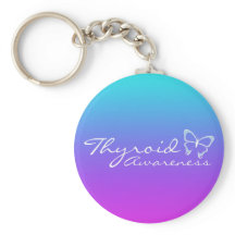 Thyroid Awareness Sleutelhanger