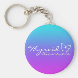 Thyroid Awareness Sleutelhanger