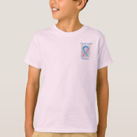 Thyroid Cancer Awareness Ribbon Angel Custom T-shi