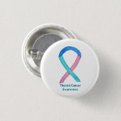 Thyroid Cancer Awareness Ribbon Custom Button Pins (Voorkant /achterkant)