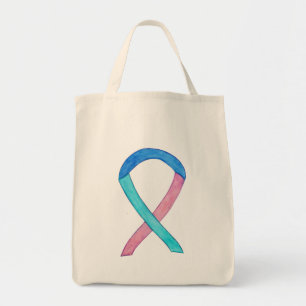 Thyroid Cancer Sensibilisation Ruban Sac fourre-to